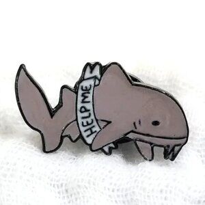 3 for $15/ 5 for $20 Pin- Help Me Shark